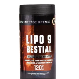 QUEMADOR DE GRASA LIPO 9 BESTIAL 120 CAPS.