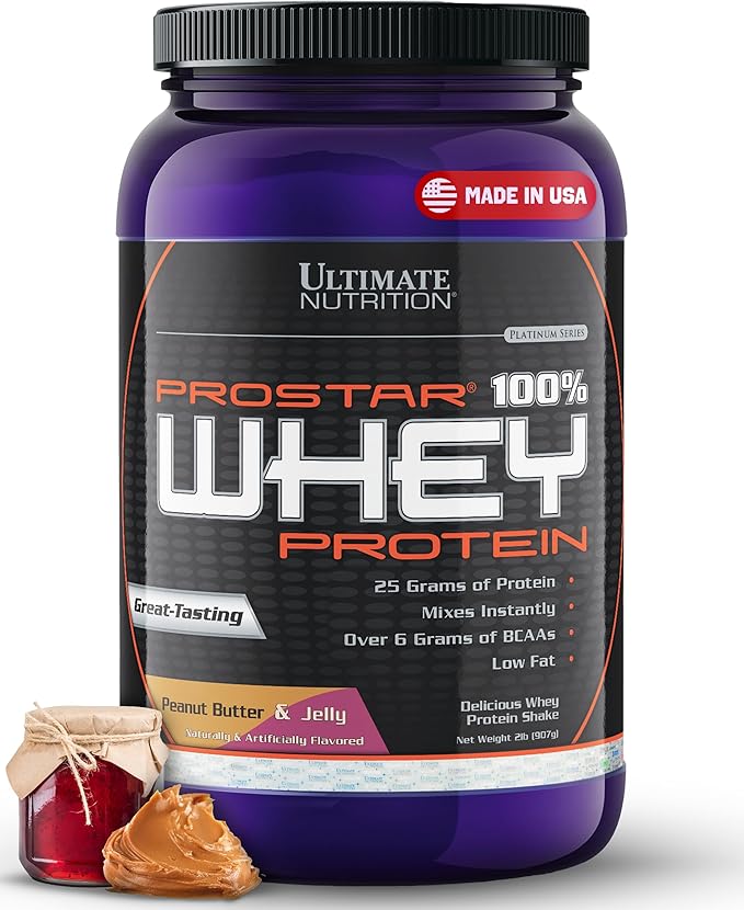 PROSTAR, ULTIMATE NUTRITION WHEY PROTEIN 2 LB - PEANUT BUTTER & JELLY