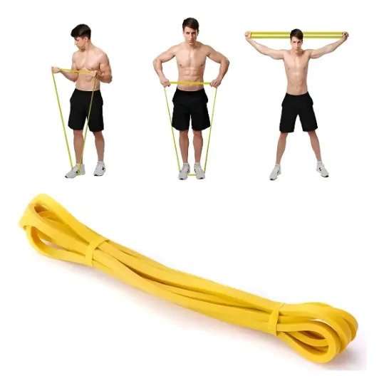 Banda Elastica De Resistencia Power Band Latex 208cm Fitness - Imagen 5