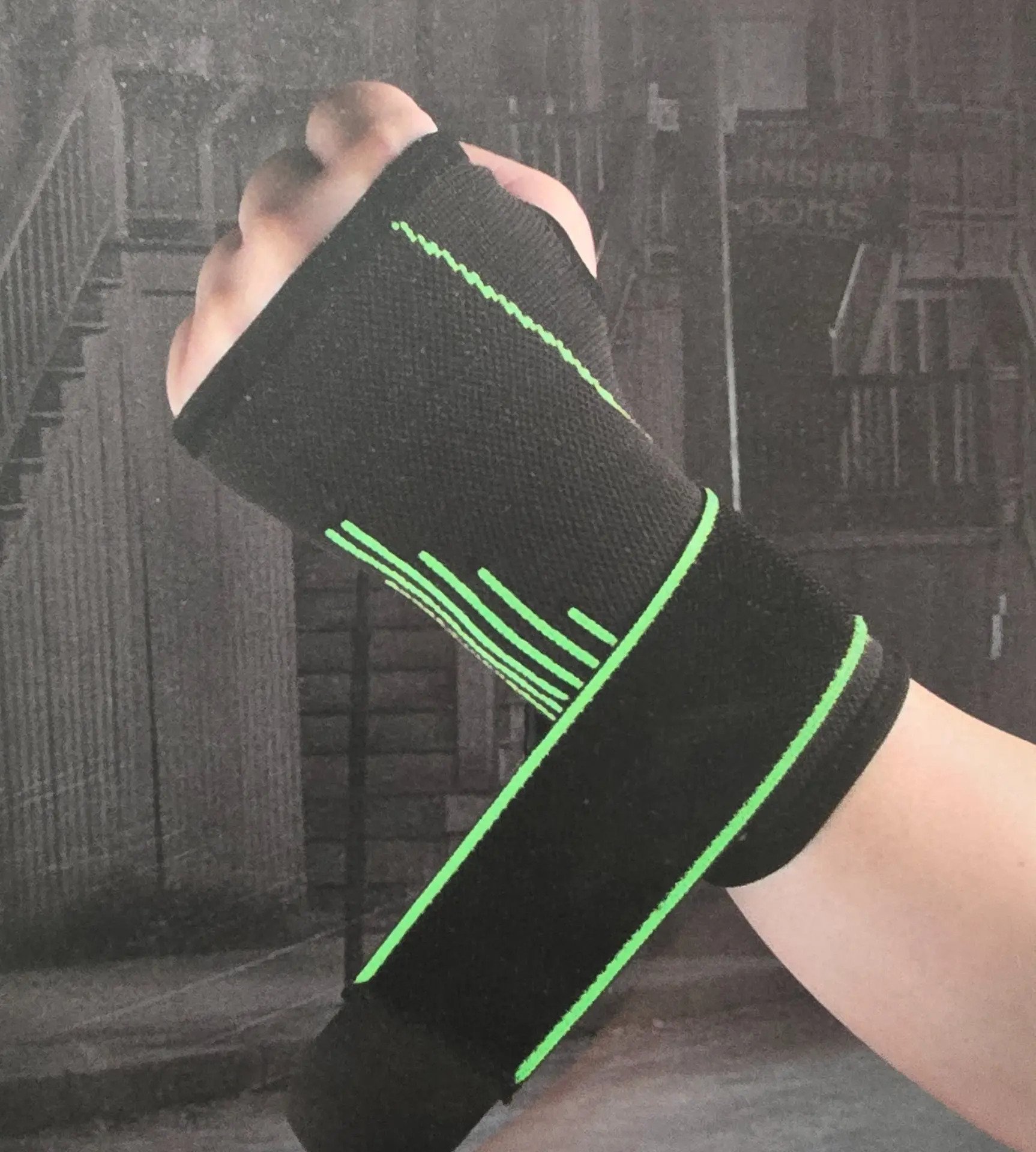 Muñequera Deportiva Elástica con Venda