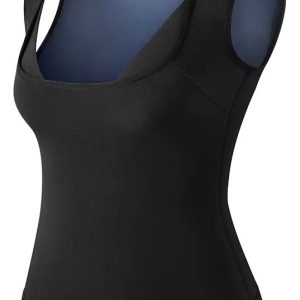 Faja Camiseta Reductora Efecto Sauna Mujer Chaleco Fitness