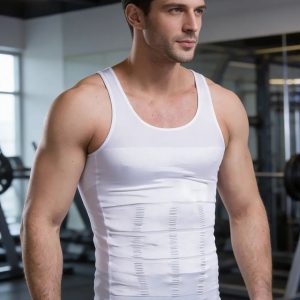 Camiseta Reductora y de Compresión Deportiva para Hombre