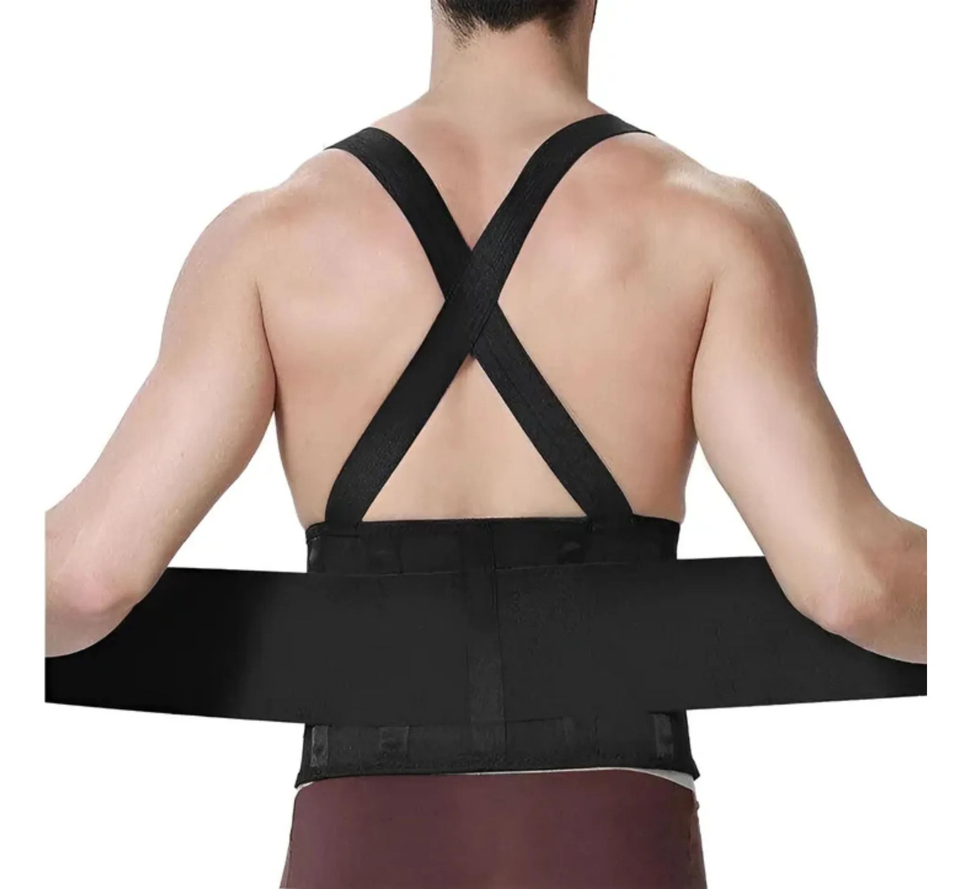 Cinturón de Soporte Lumbar con Tirantes Ajustables - Imagen 5