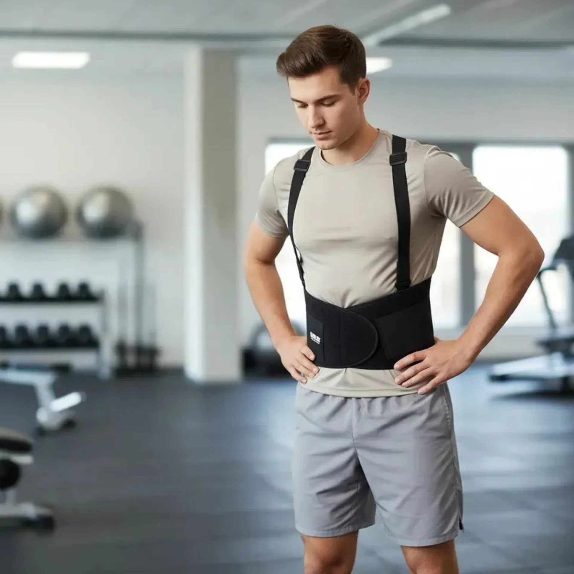 Cinturón de Soporte Lumbar con Tirantes Ajustables - Imagen 2